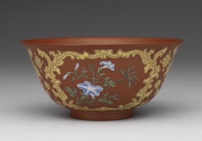 图片[3]-Yixing tea bowl with flowers in painted enamels, Qing dynasty, Kangxi reign (1662-1722)-China Archive